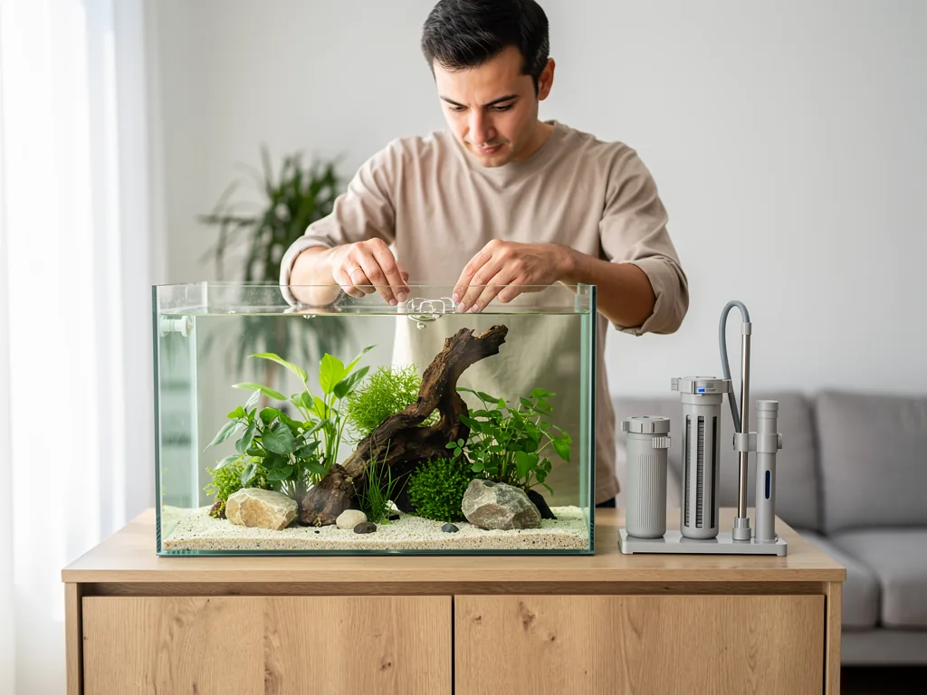 Erfolgreich ein Aquarium anschaffen So meistern Sie die Anschaffung Grundlagen sicher Illustration zum Thema Anschaffung Grundlagen