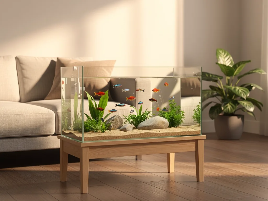 Die richtige Aquarium Beckenform finden und optimal nutzen für Ihr Zuhause Illustration zum Thema Aquarium Beckenform