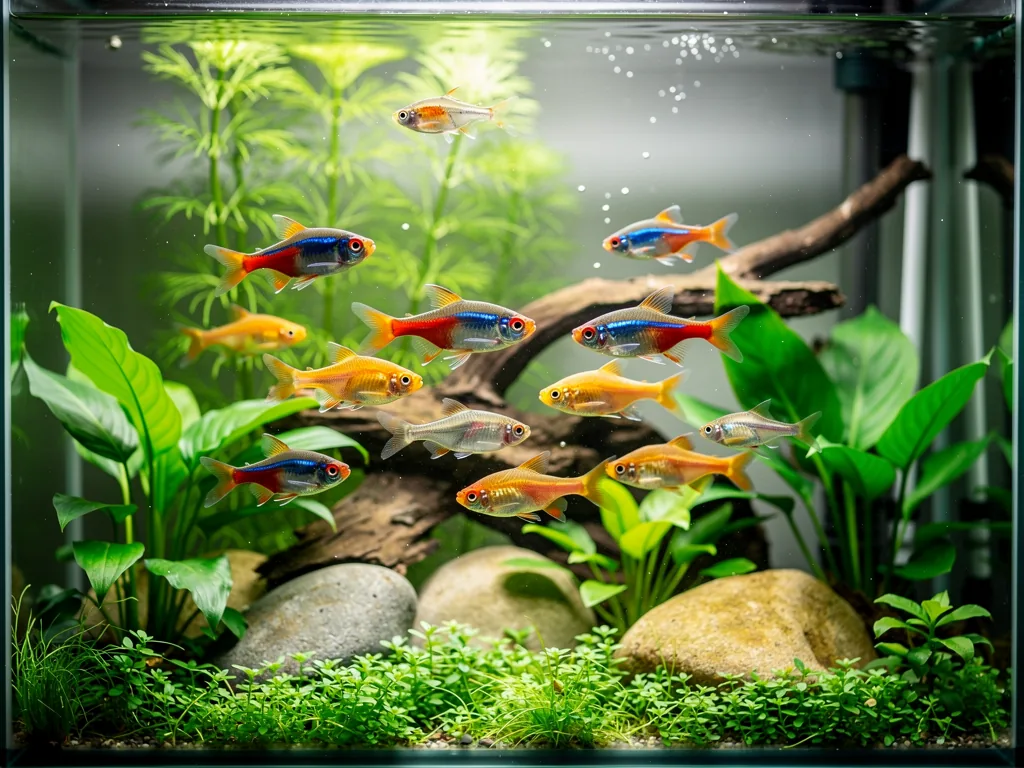 Der perfekte Start beim Aquarium Fischbesatz für gesunde Fische und Pflanzen Illustration zum Thema Aquarium Fischbesatz