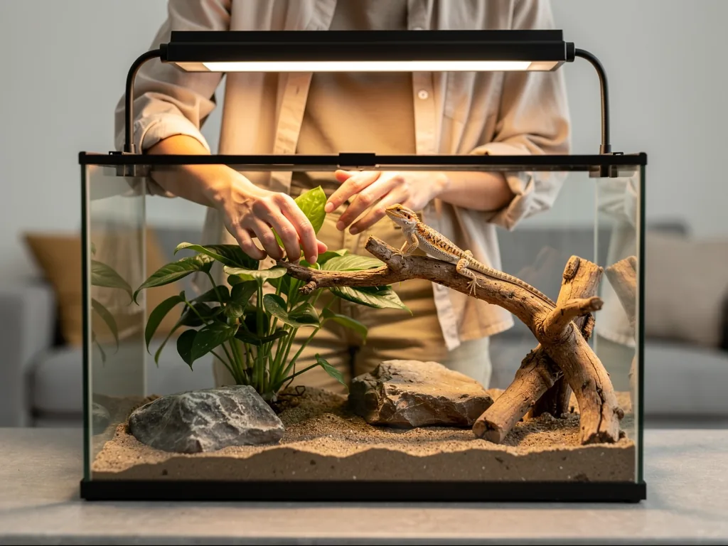 Reptilien in der Terraristik: Einleitung zum Hobby Artgerechtes Terrarium mit Beleuchtung für verantwortungsvolle Einführung Terraristik Anfänger