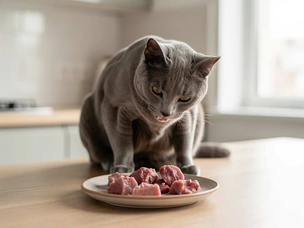 Wie Ernährung bei Katzen funktioniert und warum sie so wichtig ist Katzenfutter mit hohem Fleischanteil für gesunde artgerechte Ernährung der Katze