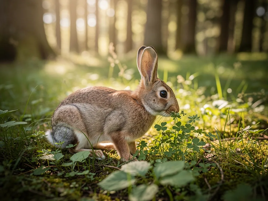 Wildkaninchen Ernährung: Was sie in der Natur fressen Wildkaninchen ernähren sich in der Natur von jungen Pflanzenteilen und Kräutern