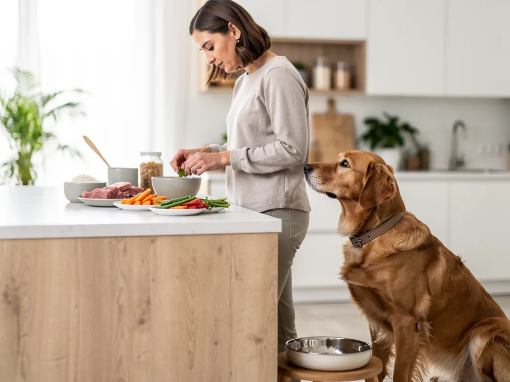 Ernährungsplan für Hunde: Individuelle Fütterung gestalten Ernährungsplan für Hunde individuell angepasst mit frischen Zutaten und gesunder Fütterung