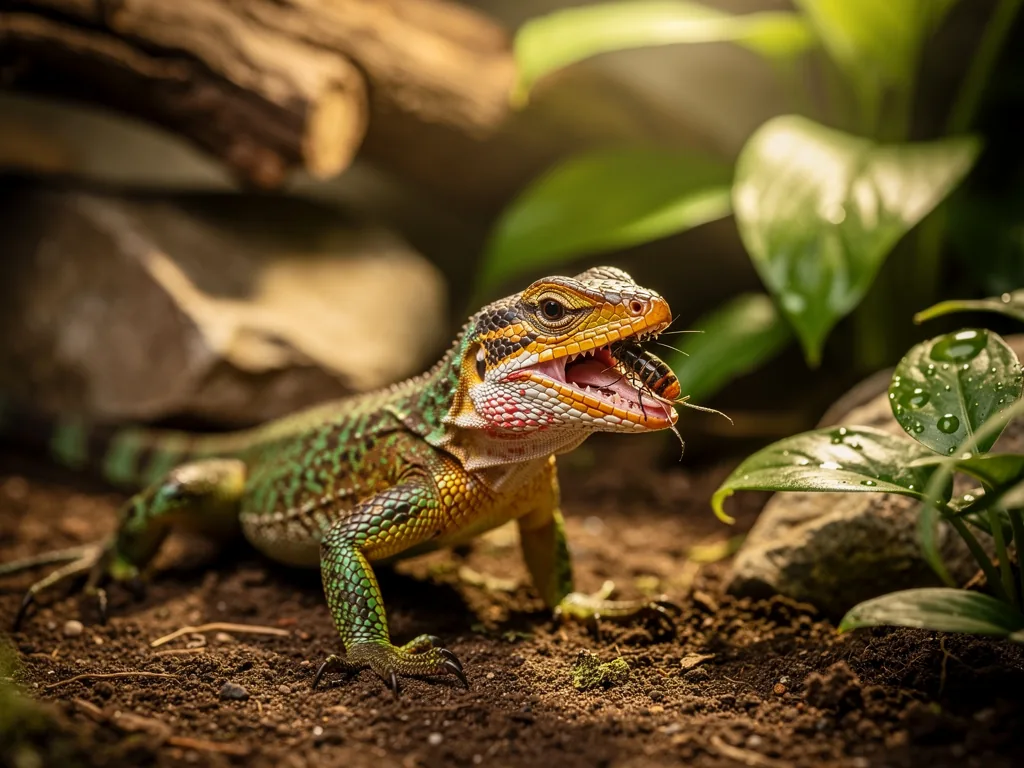 Ernährungsspezialisten unter Reptilien: Angepasste Fütterung Grüner Leguan und Kornnatter als Ernährungsspezialisten mit angepasster Fütterung