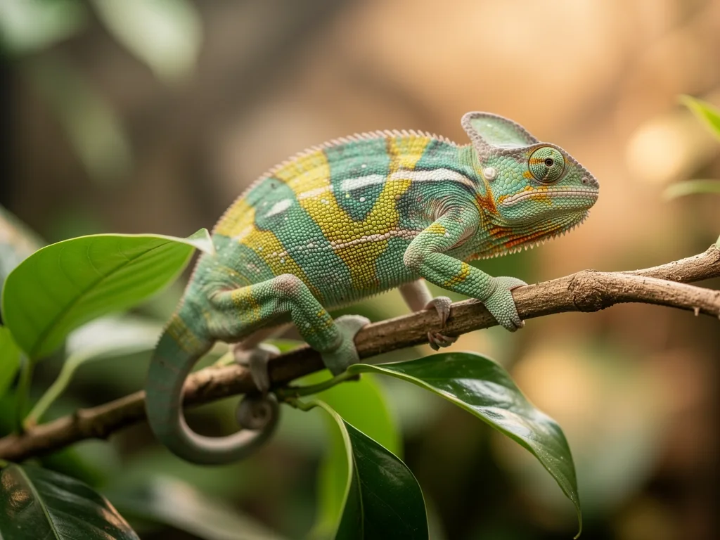 Die Bedeutung der Färbung für die Reptiliengesundheit Nahaufnahme von Reptilienhaut mit intensiver Färbung zur Gesundheitsbeurteilung