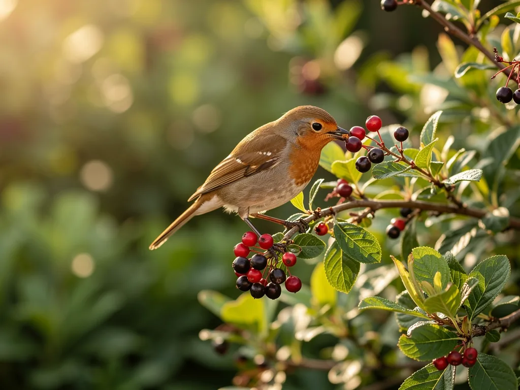 Nahrungsquellen in Gärten: Das Angebot für Vögel Vögel im naturnahen Garten suchen Insekten Samen und Beeren als Nahrung