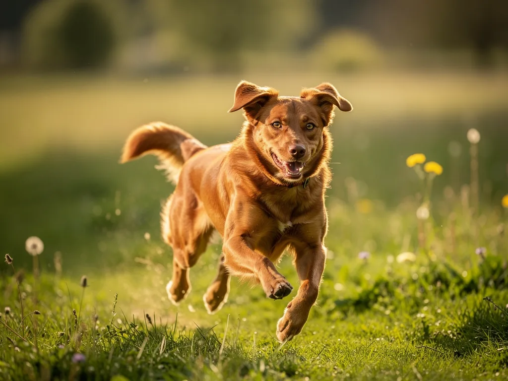 Gesunde Inhaltsstoffe im Hundefutter für ein langes und vitales Hundeleben Nahaufnahme von gesundem Hundefutter mit natürlichen Zutaten für Vitalität und Lebensqualität