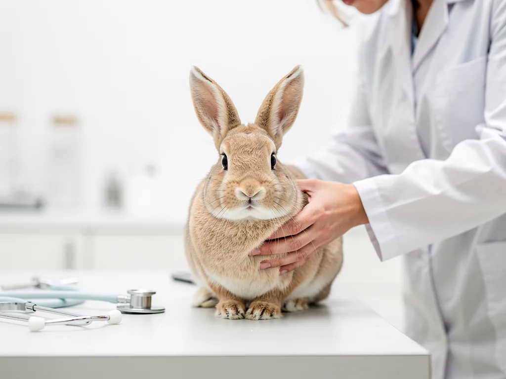 Gesundheitsstudien Kaninchen: Ergebnisse Kaninchen im Freigehege mit gesundem Fell und wachen Augen