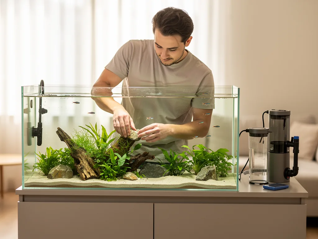 Aquaristik einfach erklärt: Grundlagen für Einsteiger Anfänger richten Aquarium mit Technik und Pflanzen für gesundes biologisches Gleichgewicht ein