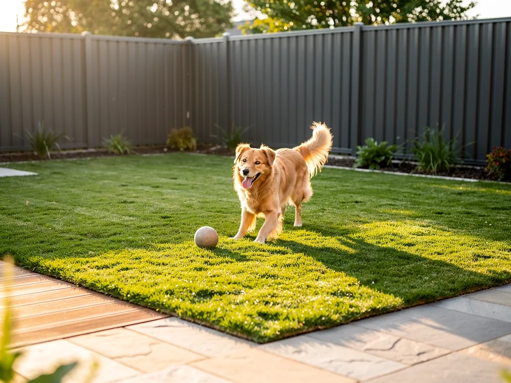 Stressfrei einen Hund anschaffen und den Garten sicher gestalten Hund im sicheren Garten mit hundefreundlicher Gestaltung für stressfreie Anschaffung
