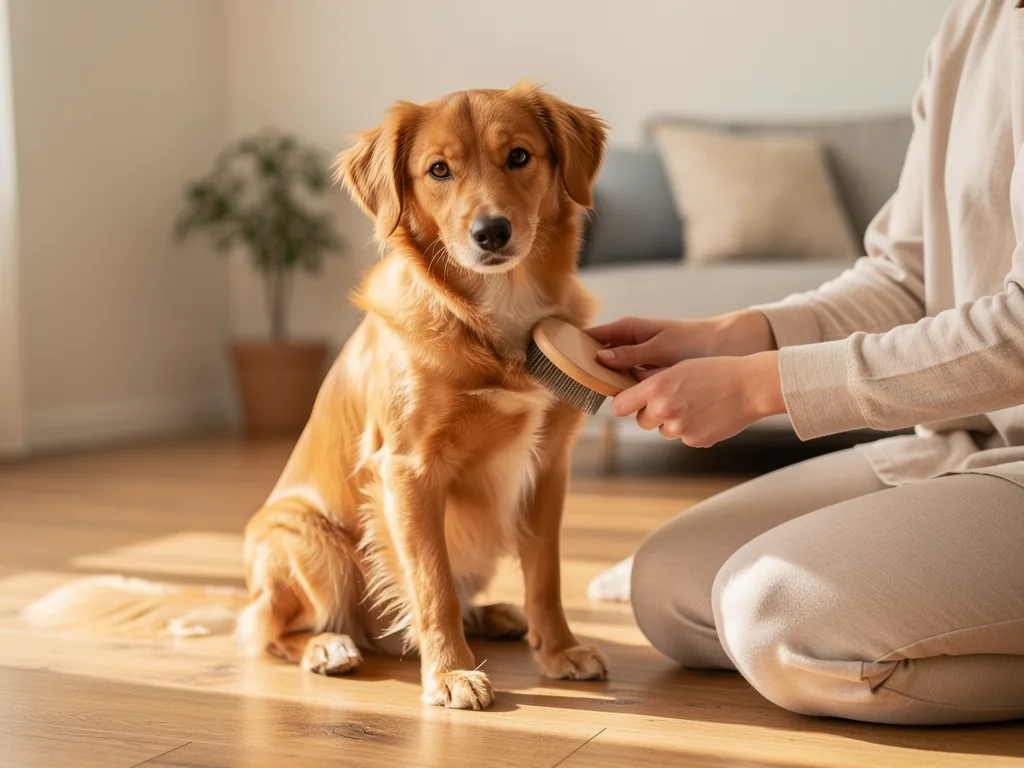Wichtige Tipps für die Pflege und Ernährung nach der Hund Anschaffung Neuer Hund wird liebevoll gepflegt mit hochwertiger Ernährung und Fellkontrolle