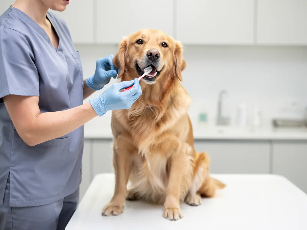 Hund Zahnpflege Grundlagen: Wichtigkeit für Gesundheit Hund zeigt gesunde Zähne bei regelmäßiger Zahnpflege für bessere Gesundheit