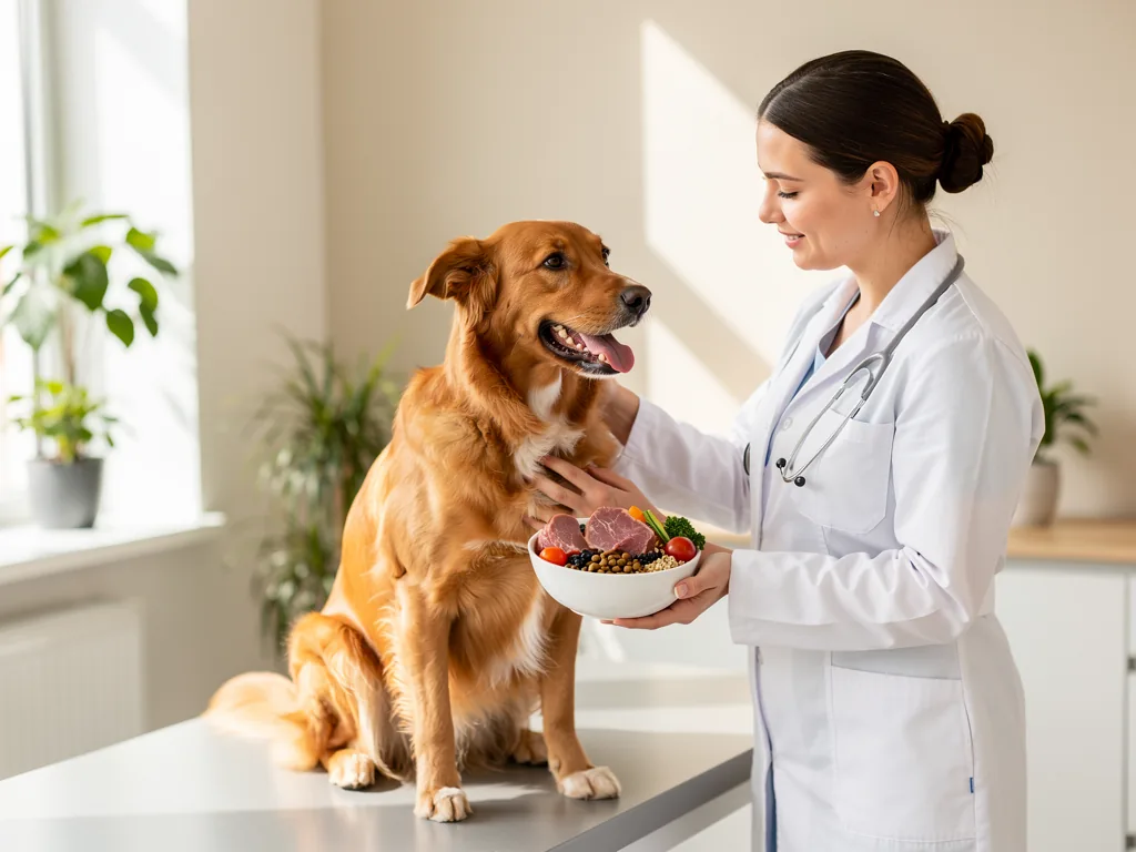 Optimale Hundefutter Ernährungsberatung für ein gesundes Hundeleben Hundebesitzerin erhält professionelle Hundefutter Ernährungsberatung für gesunde Ernährung