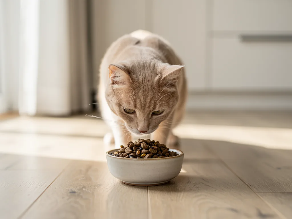 Warum Insektenprotein bei Katzen immer beliebter wird und was es bringt Illustration zum Thema Insektenprotein Katze