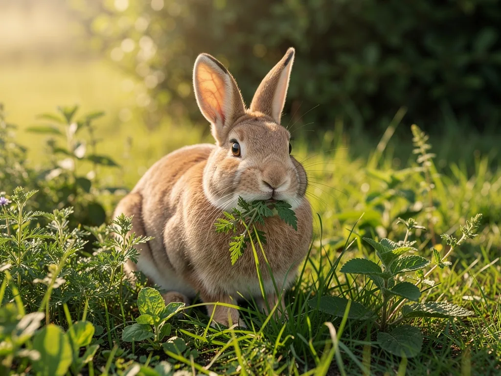 Ernährung von Kaninchen: Was sie fressen dürfen Frisches Heu, Gras und Kräuter als gesunde Grundlage der Kaninchen Ernährung