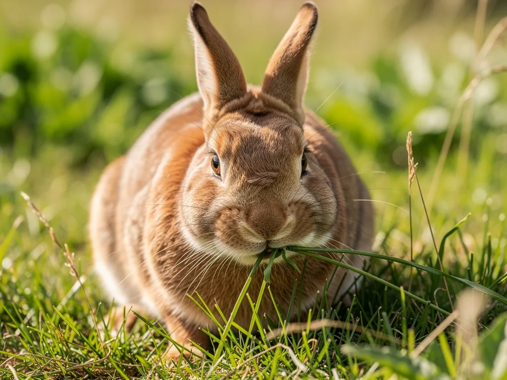 Kaninchen Verdauung: Funktion Schematische Darstellung der Kaninchen Verdauung mit Fokus auf Blinddarm und Coprophagie