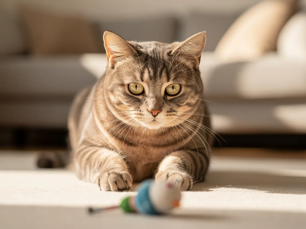 Der Einfluss von Persönlichkeit auf Katzenverhalten Nahaufnahme einer entspannten Katze zur Verdeutlichung von Persönlichkeit und Verhalten