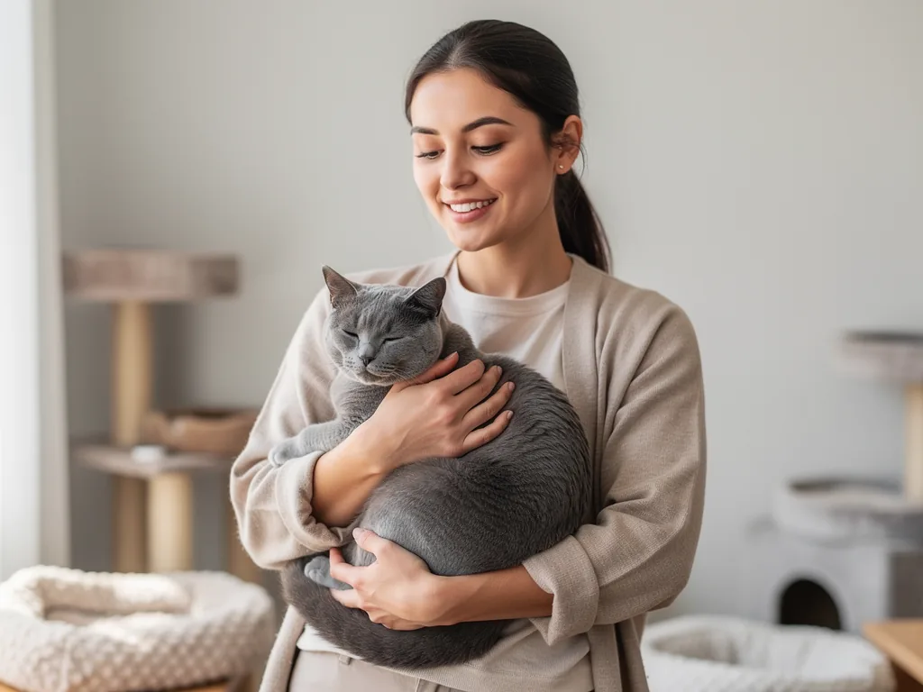 Katze aus dem Tierschutz: Wesentliches Katze aus dem Tierschutz in neuem Zuhause mit geduldiger Eingewöhnung und Pflege