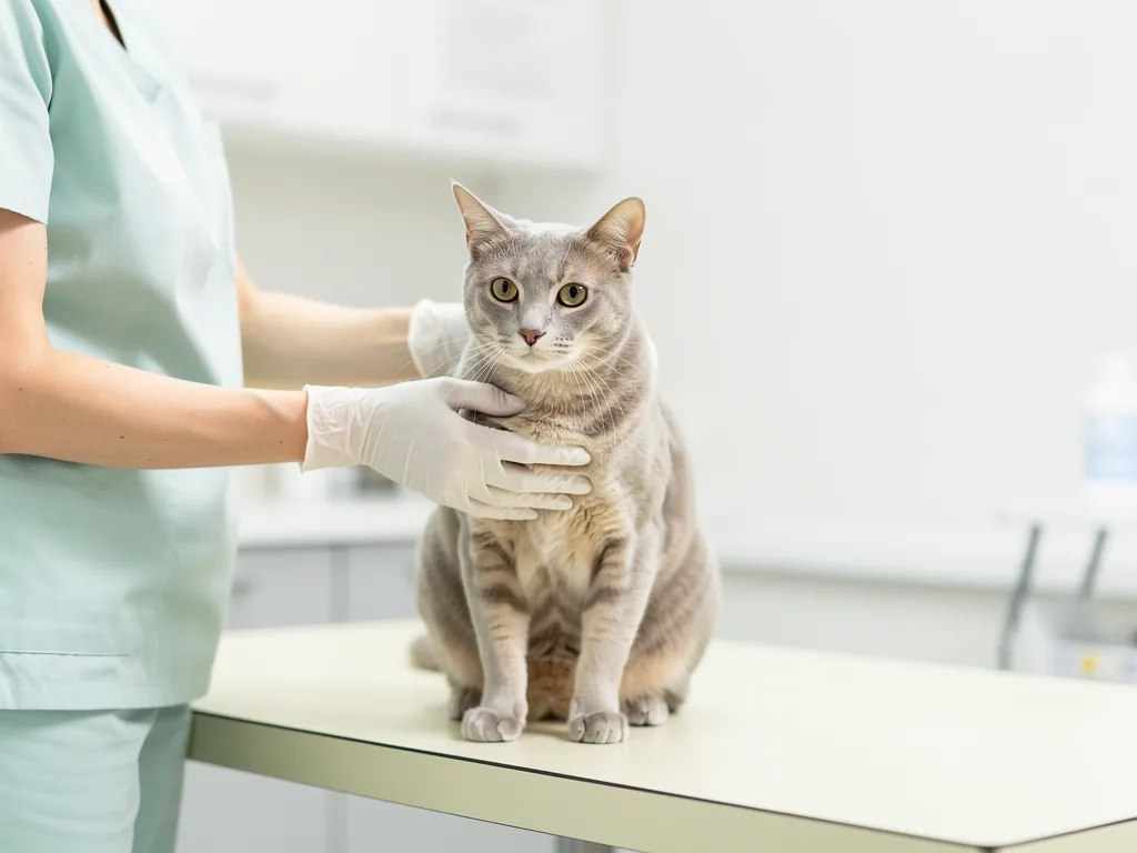 Die Bedeutung der regelmäßigen Gesundheitskontrolle bei Katzen Katzen beim Tierarzt zur regelmäßigen Gesundheitskontrolle und Untersuchung