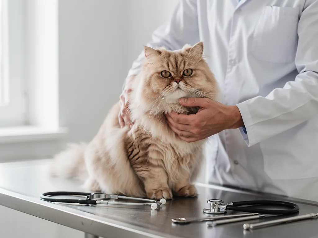 Die gesundheitlichen Aspekte spezifischer Katzenrassen Illustration zum Thema Katzenrassen Gesundheit