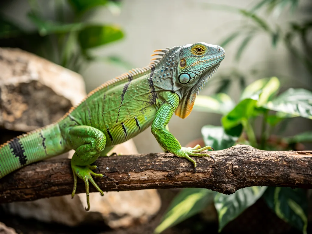 Körperhaltung von Reptilien als Gesundheitsindikator Körperhaltung von grüner Wasserschildkröte als Gesundheitsindikator im Terrarium