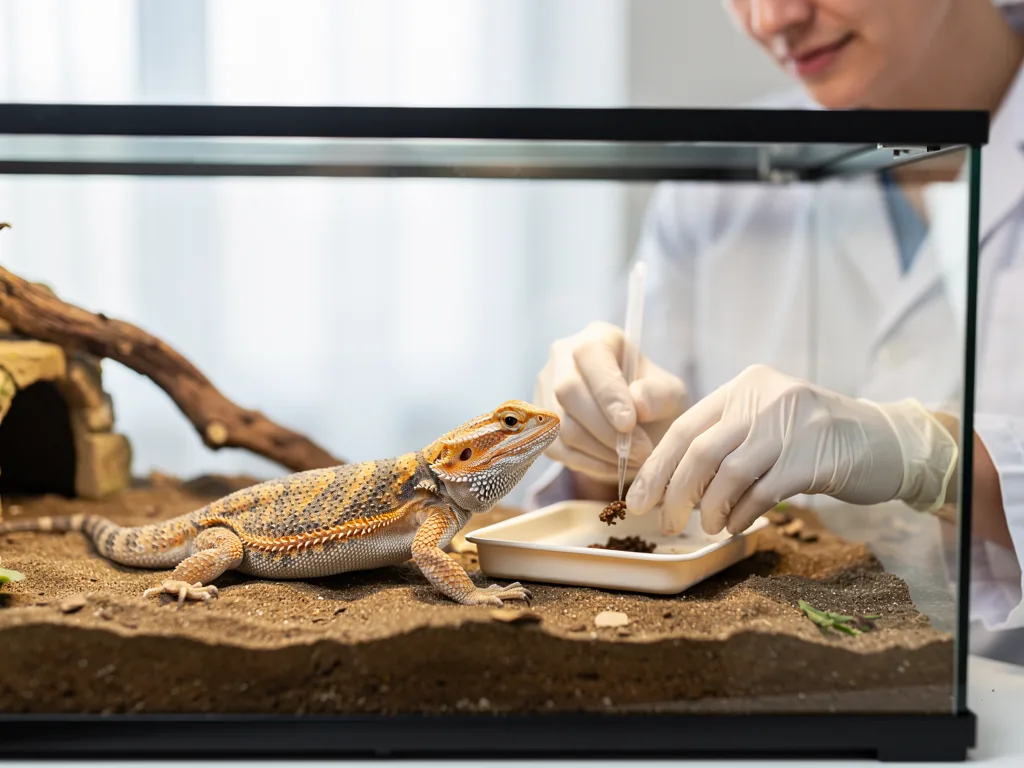 Kotuntersuchung bei Reptilien: Was sie verrät Reptilienkot auf Parasitenbefall und Krankheiten im Labor untersucht im Terrarium