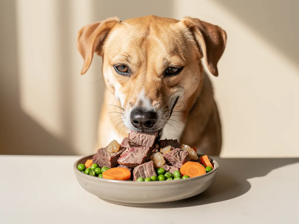 Makronährstoffe für Hunde: Proteine, Fette, Kohlenhydrate Hundefutter mit Proteinen Fetten und Kohlenhydraten als Makronährstoffe