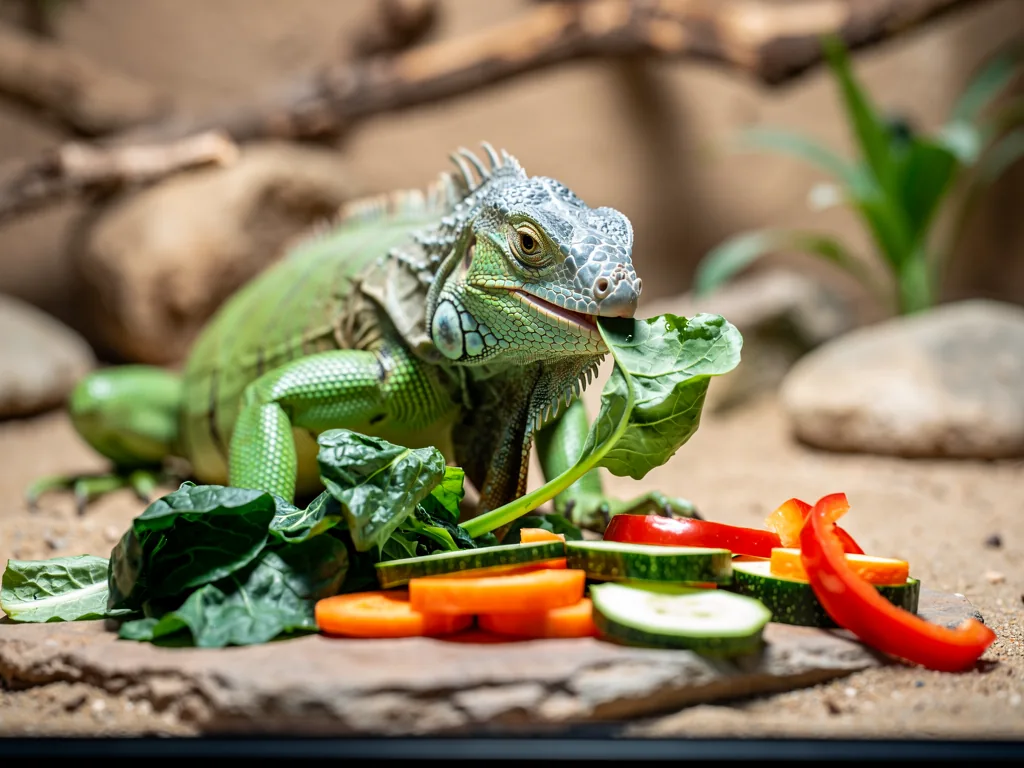Obst und Gemüse für Reptilien: Verwertbarkeit und Mengen Obst und Gemüse als Nahrungsquelle für Reptilien im Terrarium