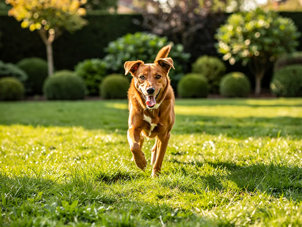 Gesunder Rasen trotz Hund – so schützen Sie Ihren Garten effektiv Robuster gesunder Rasen trotz Hund mit effektivem Schutz vor Urin und Trittspuren