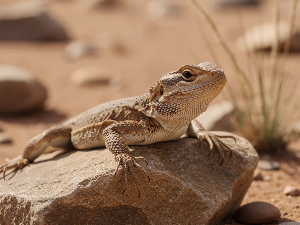 Reptilien: Grundlagen zu Merkmalen und Eigenschaften Nahaufnahme eines grünen Leguans mit schuppiger Haut in natürlichem Lebensraum
