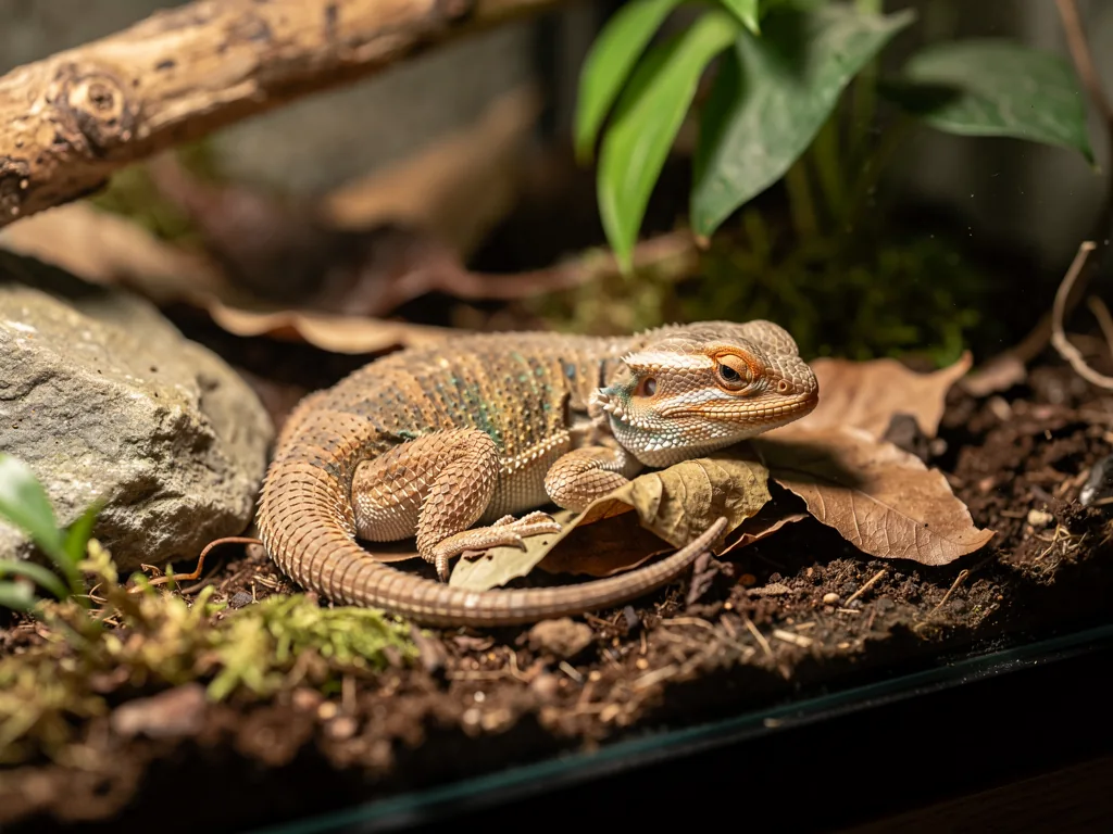 Reptilien Winterruhe: Vorbereitung und Durchführung Reptilien im Terrarium während kontrollierter Winterruhe Vorbereitung und Pflege