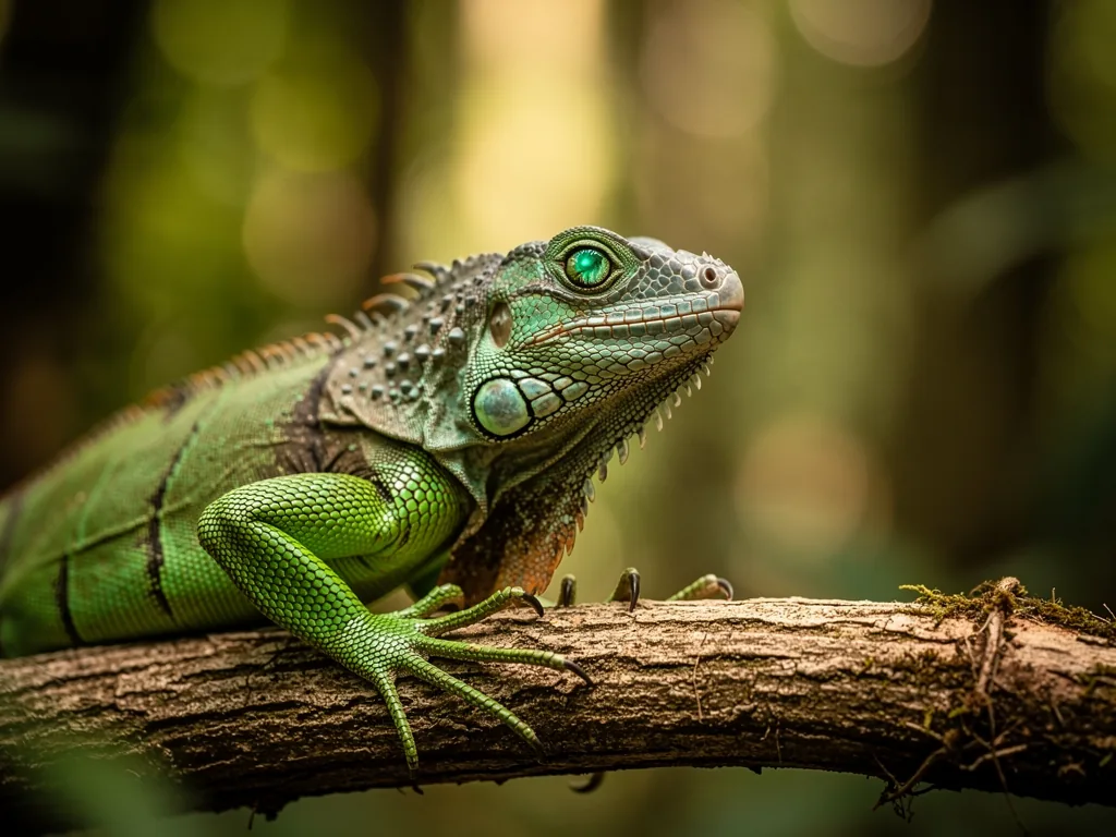 Sinnesorgane von Reptilien zur Wahrnehmung Nahaufnahme eines Reptilienauges und Jacobsonschen Organs zur Sinneswahrnehmung
