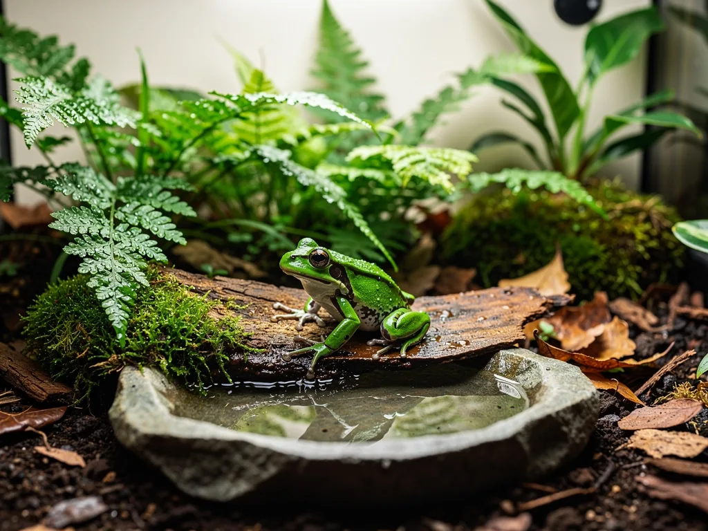 Terrarien für Amphibien: Haltung und Pflege Illustration zum Thema Terraristik Amphibien