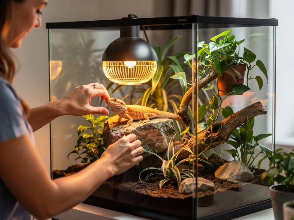 Terraristik Bedeutung: Was das Hobby ausmacht Naturnah gestaltetes Reptilien-Terrarium mit passender Beleuchtung und Pflanzen
