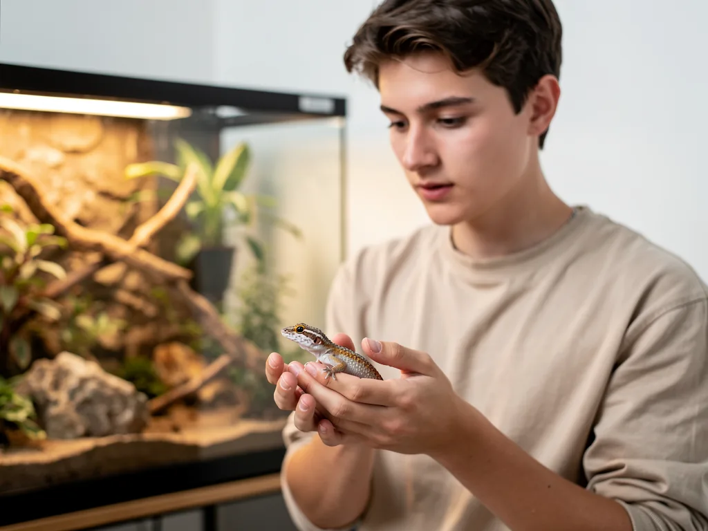 Terraristik als Hobby: Leidenschaftlicher Einstieg Einsteiger richten naturnahes Terrarium für pflegeleichte Reptilien im Terraristik Hobby ein