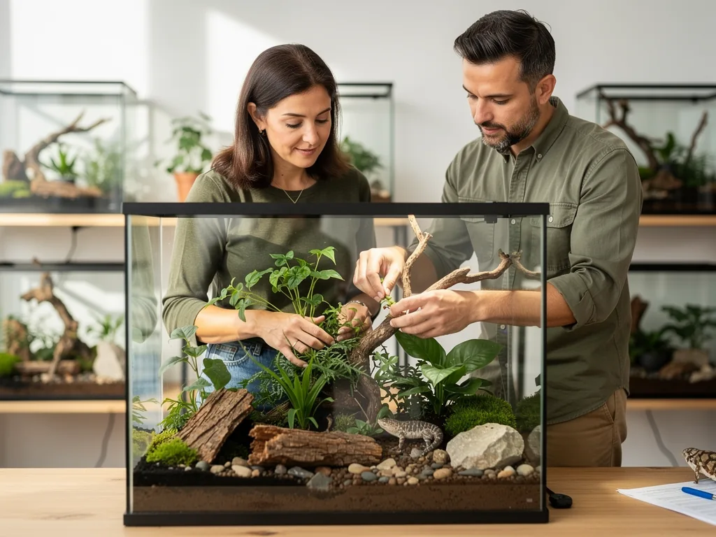 Terraristik-Workshops: Wissen vertiefen Teilnehmer beim praktischen Terraristik Workshop zur artgerechten Reptilienhaltung im Seminarraum