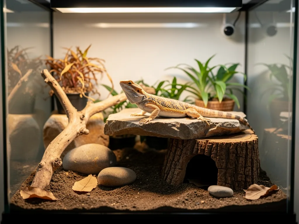 Notwendiges Terraristik Zubehör: Eine Aufstellung Verschiedene Terraristik Zubehörteile für artgerechte Haltung von Reptilien und Amphibien