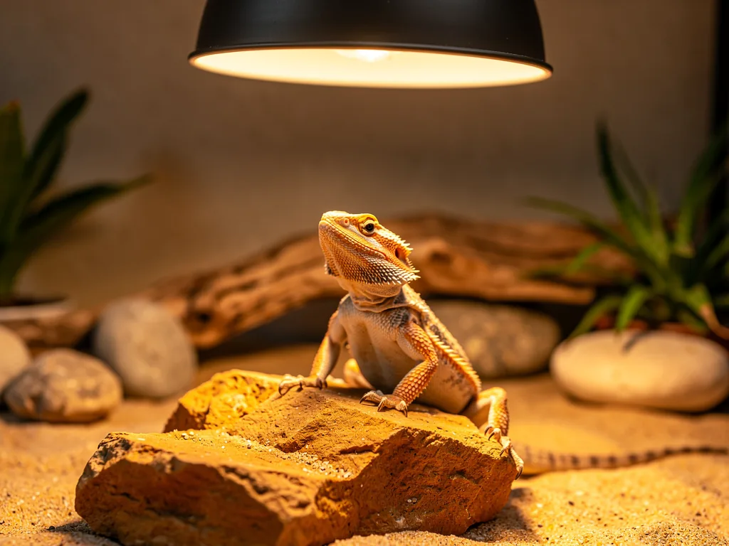 Verdauung bei Reptilien: Optimale Funktion fördern Reptil in Terrarium genutzt zur Förderung der Verdauung und optimalen Funktion