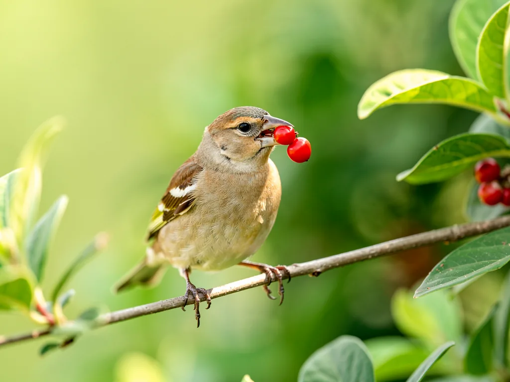 Vögel als Pflanzenfresser verstehen – eine umfassende Übersicht der Arten Vielseitige Vogelarten mit kräftigen Schnäbeln bei der pflanzlichen Nahrungssuche