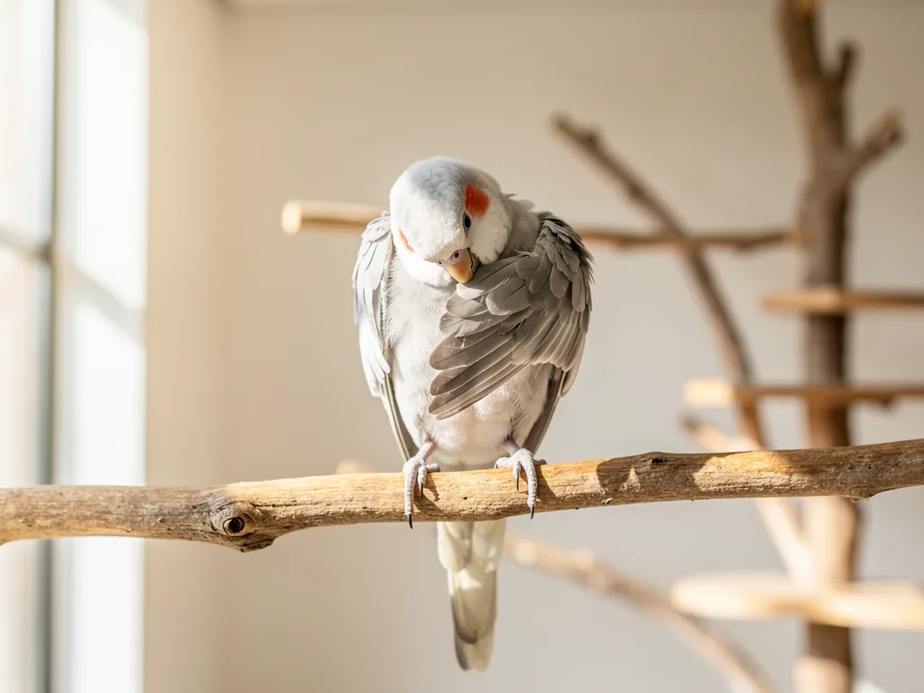 Vogelhaltung ohne Wasserbad Vogel in natürlicher Umgebung ohne Wasserbad bei artgerechter Haltung zuhause
