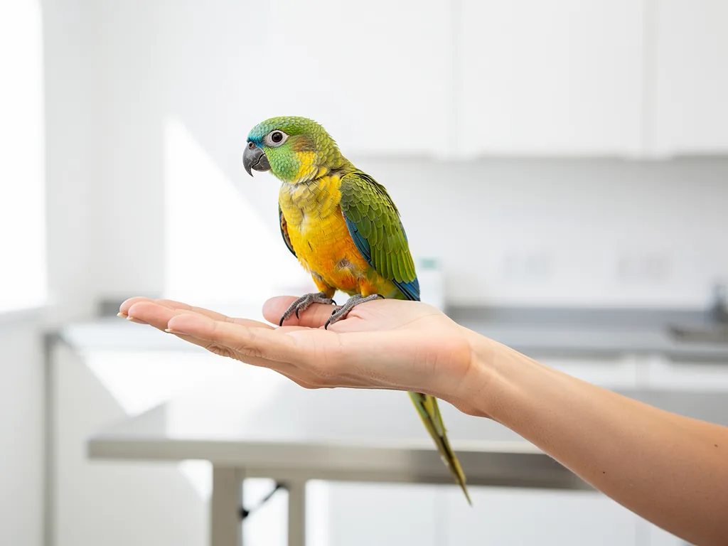 Vogelgesundheit Tierarztbesuch Professioneller Vogel Tierarztbesuch zur frühzeitigen Erkennung und Behandlung von Krankheiten