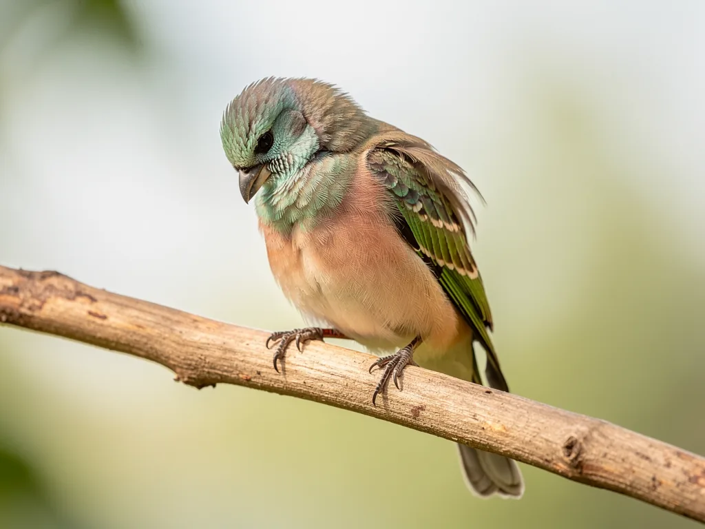 Vogelgesundheit verstehen: Wichtige Informationen Gesunder Vogel auf Ast symbolisiert wichtige Informationen zur Vogelgesundheit verstehen