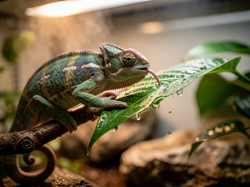 Wasserspende bei Reptilien: Richtige Versorgung sicherstellen Wasserschale und Tropftränke zur optimalen Wasserspende bei Reptilienversorgung