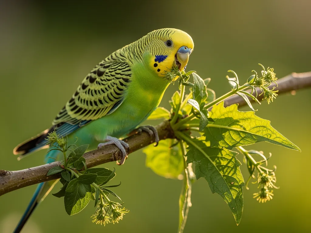 Warum Wildkräuter für Ziervögel unverzichtbar sind und wie sie helfen Ziervögel fressen Wildkräuter wie Löwenzahn und Vogelmiere zur Gesundheitspflege